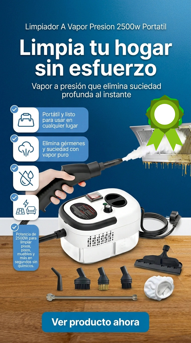 Limpiador a vapor portátil