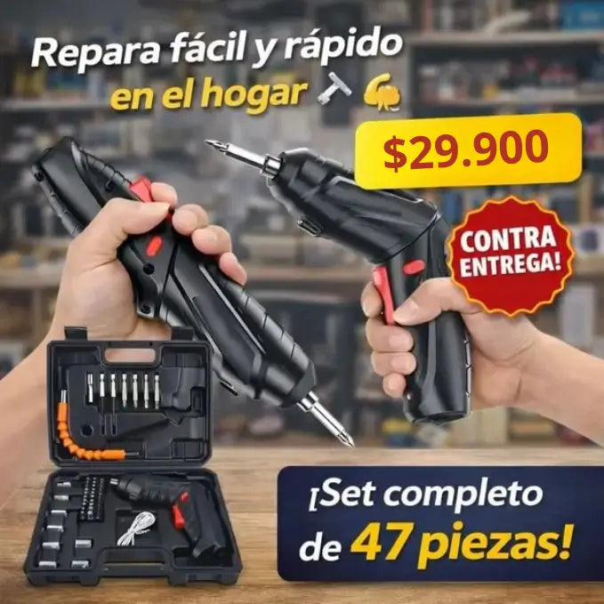 Destornillador eléctrico recargable