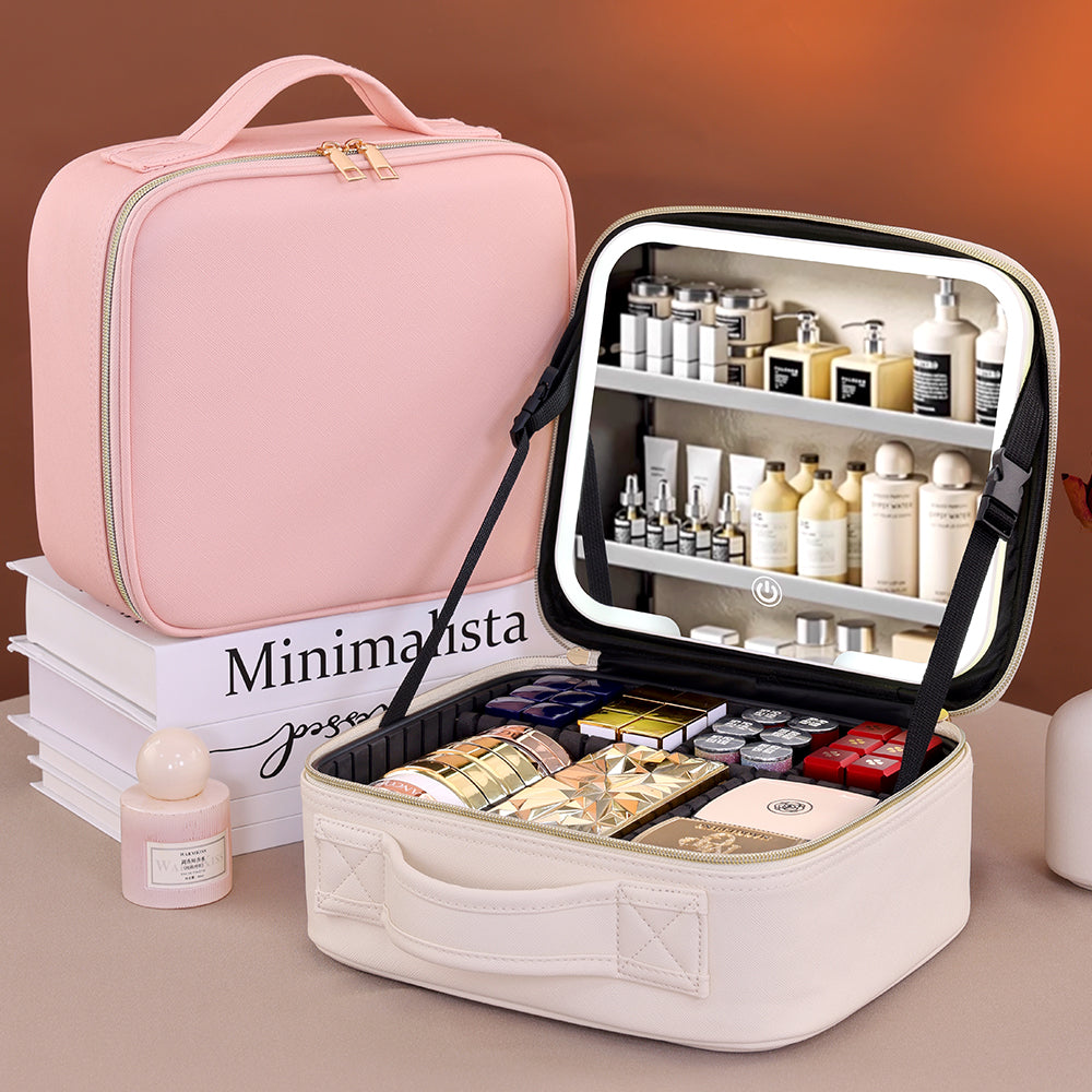 Caja de maquillaje luminosa