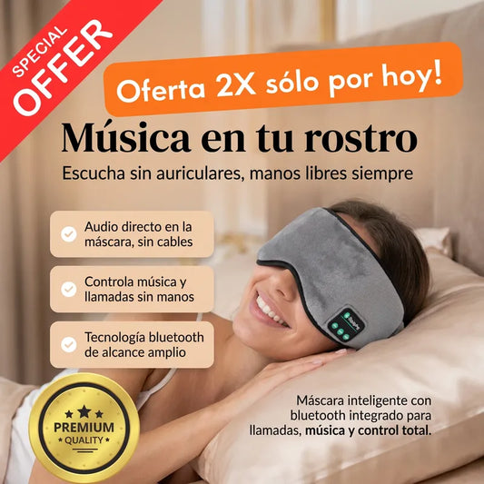 Máscara para dormir con Bluetooth