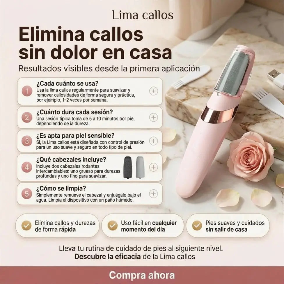 Removedor de callos eléctrico