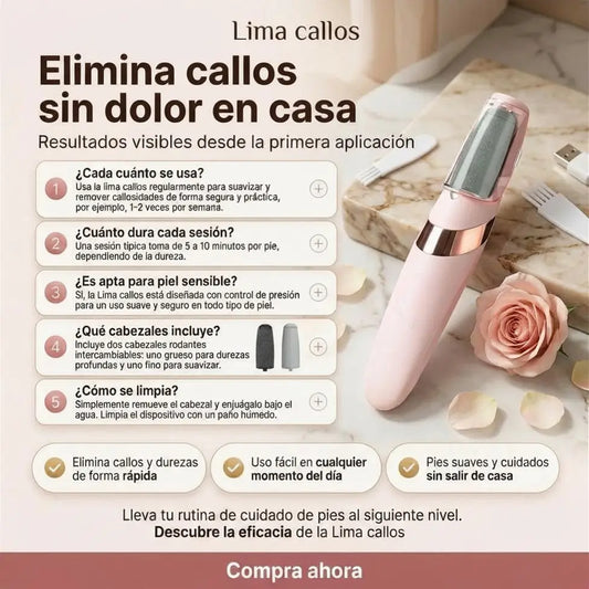 Removedor de callos eléctrico