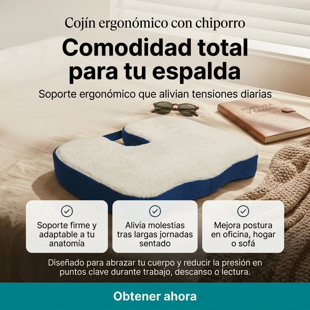 COJÍN ERGONÓMICO CON CHIPORRO