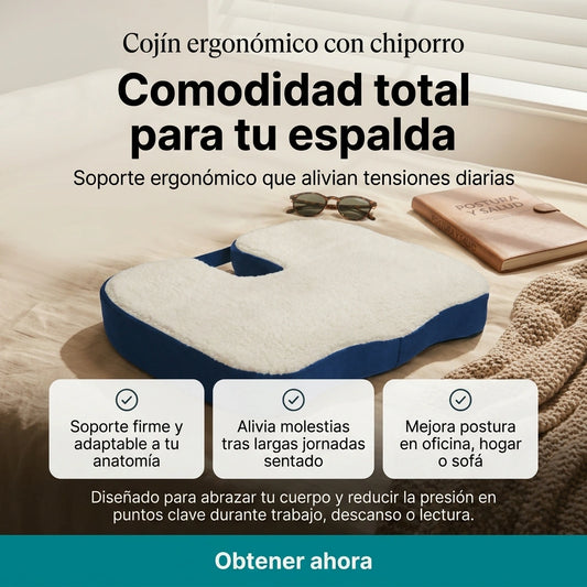 COJÍN ERGONÓMICO CON CHIPORRO